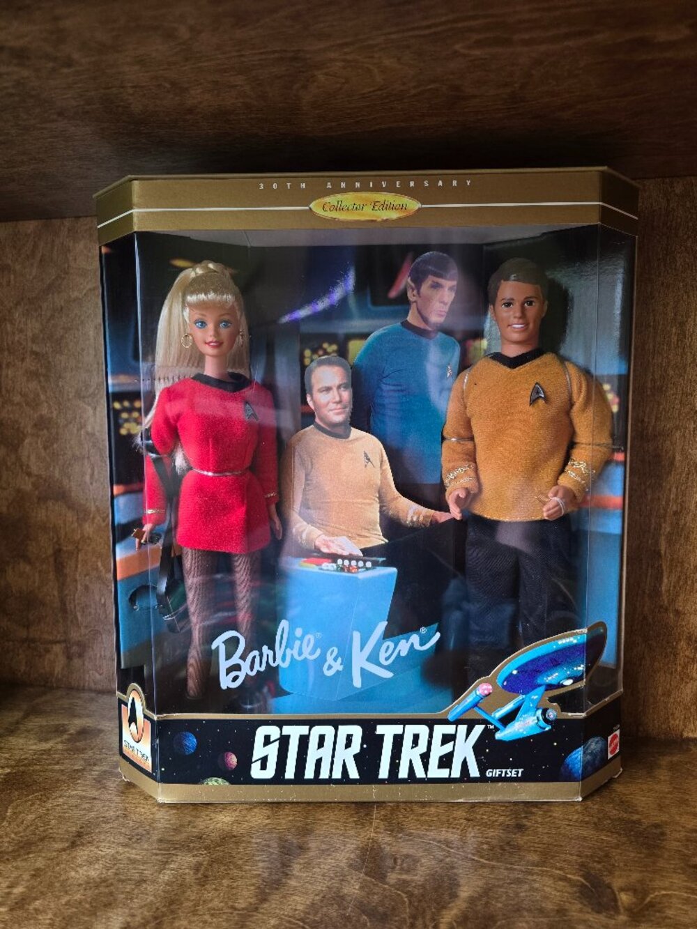 Vintage 1996 Mattel Star Trek Collector Barbie & Ken Giftset #15006 NIB NRFB